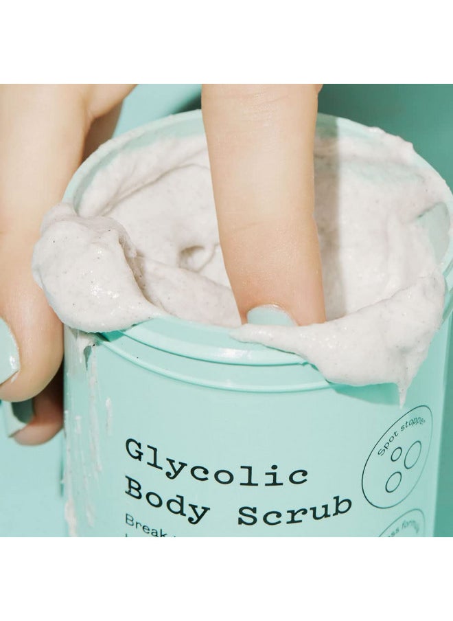 Frank Body Glycolic Body Scrub | Vegan, Cruelty Free, Exfoliating Body Scrub | Helps to Fight Breakouts and Soothes Skin & Marks with AHA, Pumice, Witch Hazel, and Niacinamide | 8.82 oz / 250 g