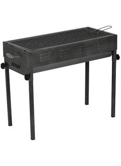 GO2CAMPS GO2CAMPS Portable BBQ Grill with Stand and Mesh Rack | Japanese Barbeque Grill with Long Legs | Charcoal Grill for Outdoor Camping, Trip, Picnic, Garden, Beach, Party, Event and Outing  - Image 2