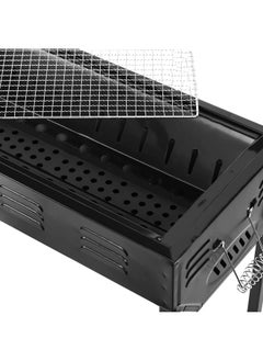 GO2CAMPS GO2CAMPS Portable BBQ Grill with Stand and Mesh Rack | Japanese Barbeque Grill with Long Legs | Charcoal Grill for Outdoor Camping, Trip, Picnic, Garden, Beach, Party, Event and Outing  - Image 4
