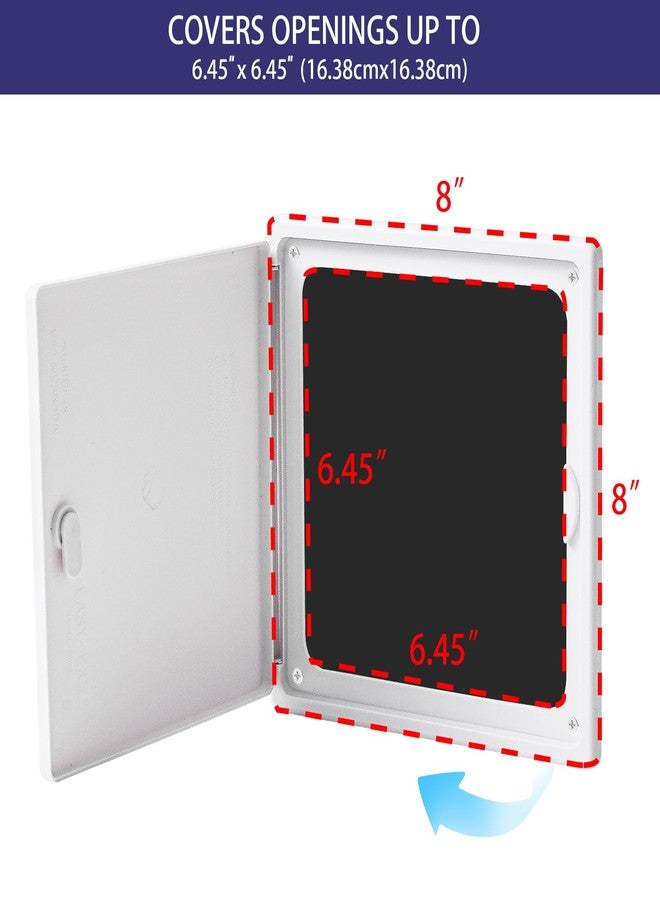 Easy-EXS IVM Plastic Access Door - 8 x 8, Drywall & Plumbing Access Panel - Image 2