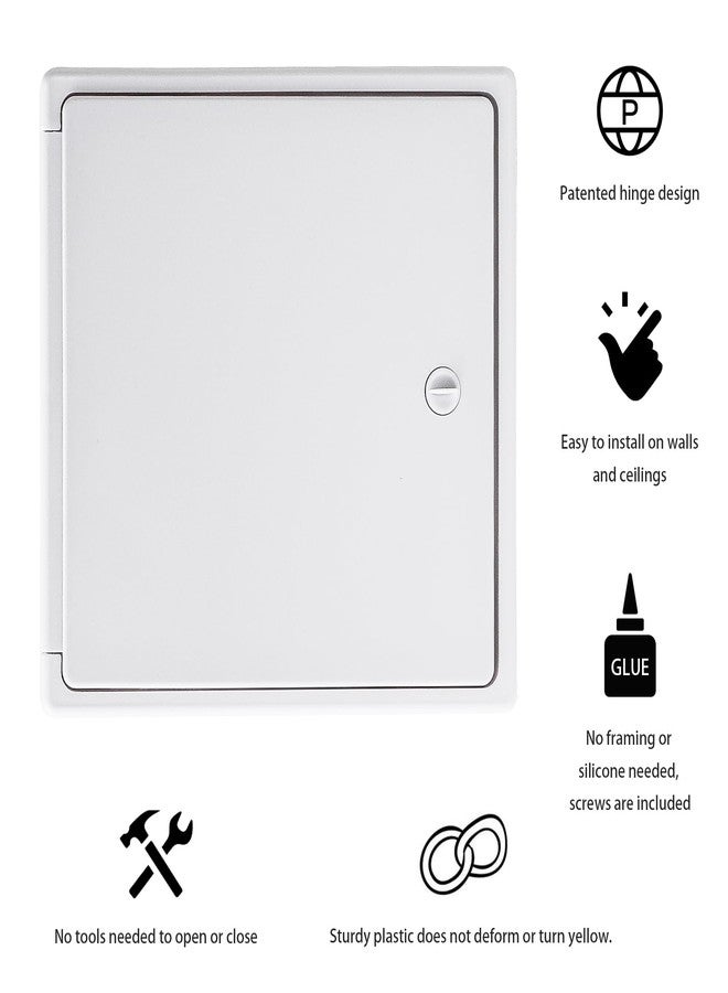 Easy-EXS IVM Plastic Access Door - 8 x 8, Drywall & Plumbing Access Panel - Image 3