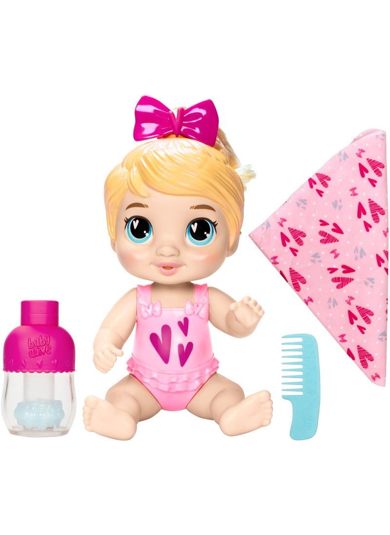 Hasbro Toys - Baby Alive Shampoo Snuggle Harper Hugs Blonde Hair 11 Inch Water Baby Doll Playset - Image 1