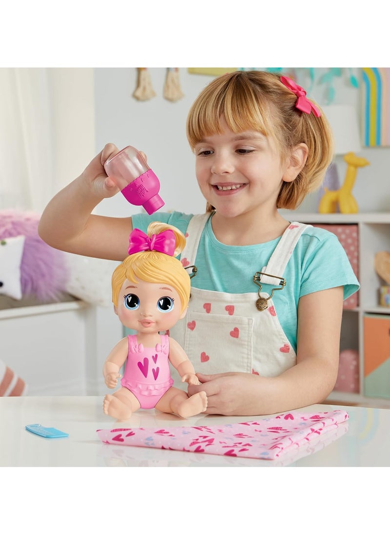 Hasbro Toys - Baby Alive Shampoo Snuggle Harper Hugs Blonde Hair 11 Inch Water Baby Doll Playset - Image 1