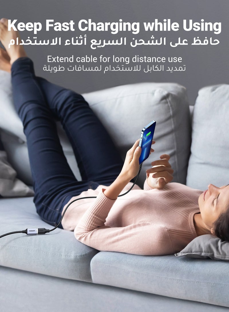 يو جرين كابل تمديد USB (1 متر) كابل تمديد USB A ذكر إلى أنثى USB 3.0 موسع نقل البيانات 5Gbps متوافق مع كاميرا الويب والهاتف ومحور USB والفأرة ولوحة المفاتيح والقرص الصلب وسماعة الرأس ومحرك أقراص فلاش - Image 3