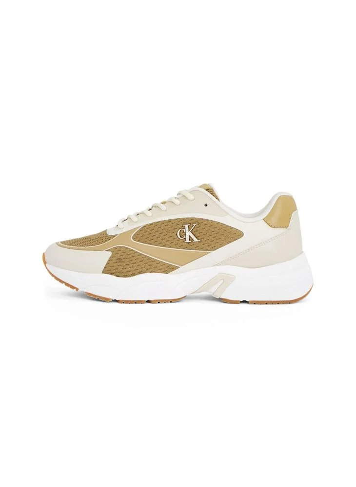 Calvin Klein Jeans RETRO TENNIS LOW KNIT TRAINERS