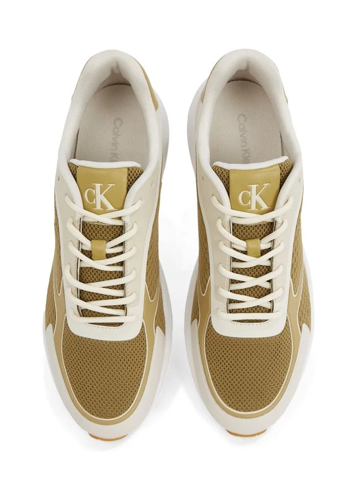 Calvin Klein Jeans RETRO TENNIS LOW KNIT TRAINERS