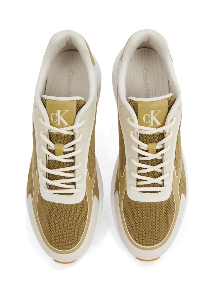 Calvin Klein Jeans RETRO TENNIS LOW KNIT TRAINERS - Image 5