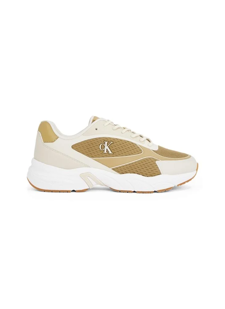 Calvin Klein Jeans RETRO TENNIS LOW KNIT TRAINERS