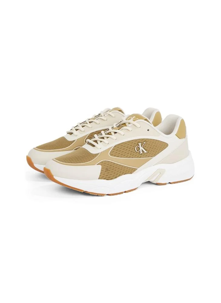 Calvin Klein Jeans RETRO TENNIS LOW KNIT TRAINERS