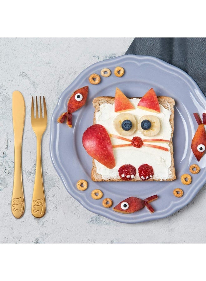 Poylim Children Cutlery Set Gold - Image 4