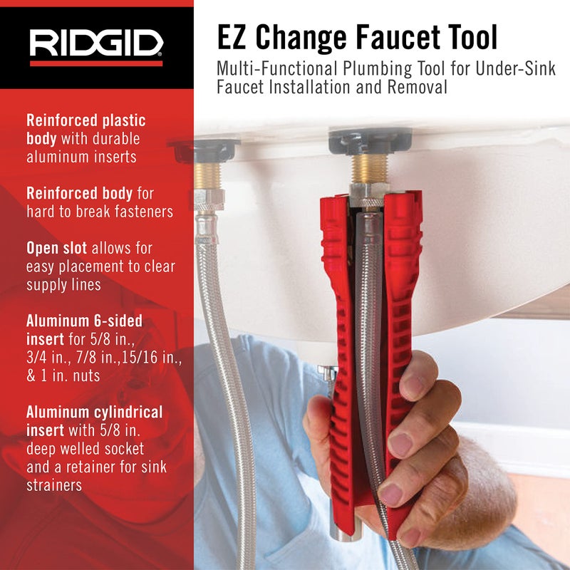RIDGID أداة تركيب وإزالة صنابير RIDGID 57003 EZ Change - Image 2