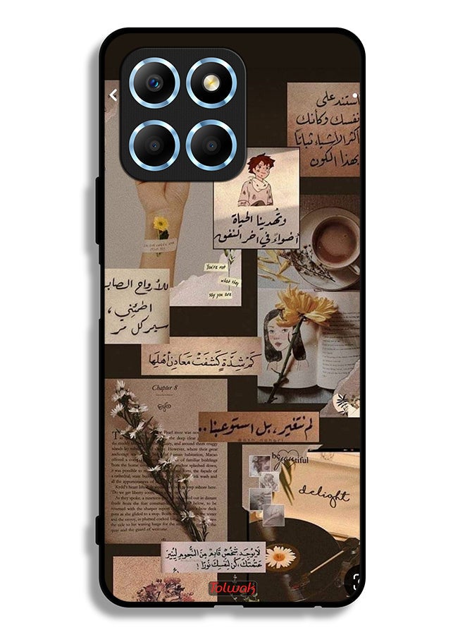 Tolwak Honor X6 Protective Case Cover Arabic Quotes Vintage - Image 2