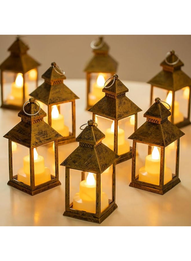 عبوة 10 فوانيس LED صغيرة معلقة لرمضان - Image 1