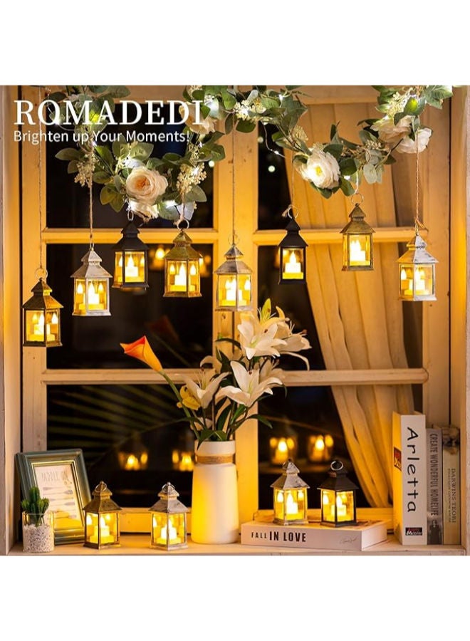 عبوة 10 فوانيس LED صغيرة معلقة لرمضان - Image 2