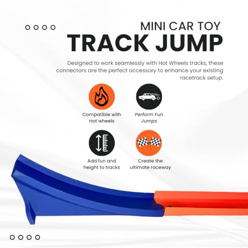 Chatelet Racetrack Ramp Compatible with Hot Wheels Tracks Create Epic Racecar Jumps 3 Pack - Image 5