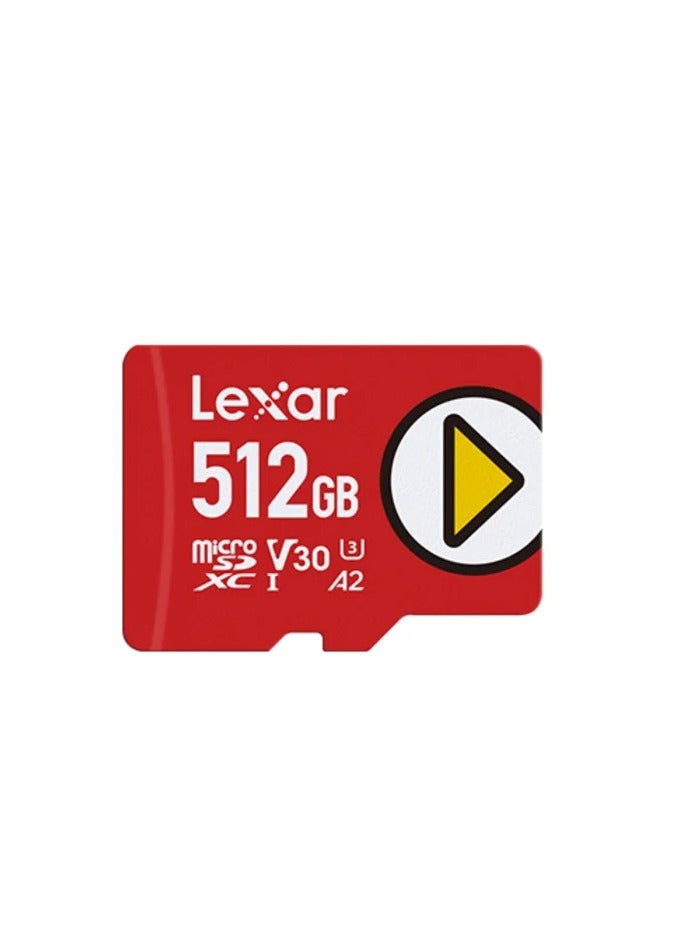 Lexar 512GB Play MicroSDXC Card, Class 10 UHS-I U3 150MB/s -  LMSPLAY512G-BNNNG