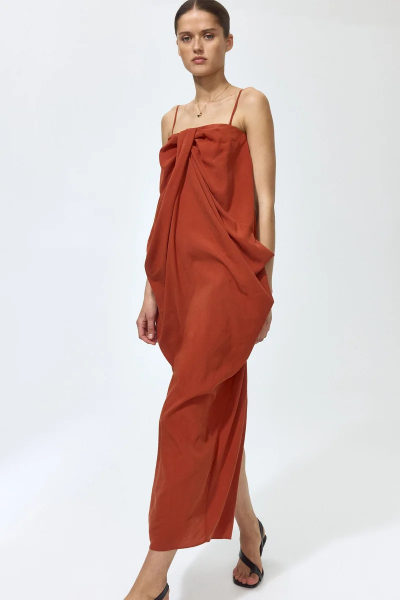 H&M Knot-detail bandeau dress