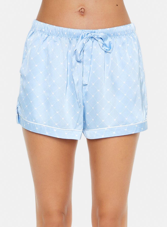 FOREVER 21 Lattice Shirt & Shorts Pajama Set - Image 4