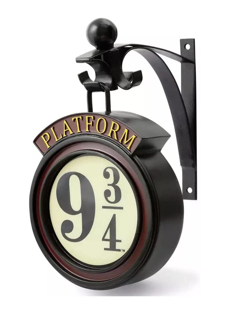 Gonice Harry Potter Hanging 9 3/4 Night Light,10In 2022 Movies Metal Wall Hanging 9 ¾ Night Light, Gift For 20Th Anniversary Movie Lovers  - Image 1