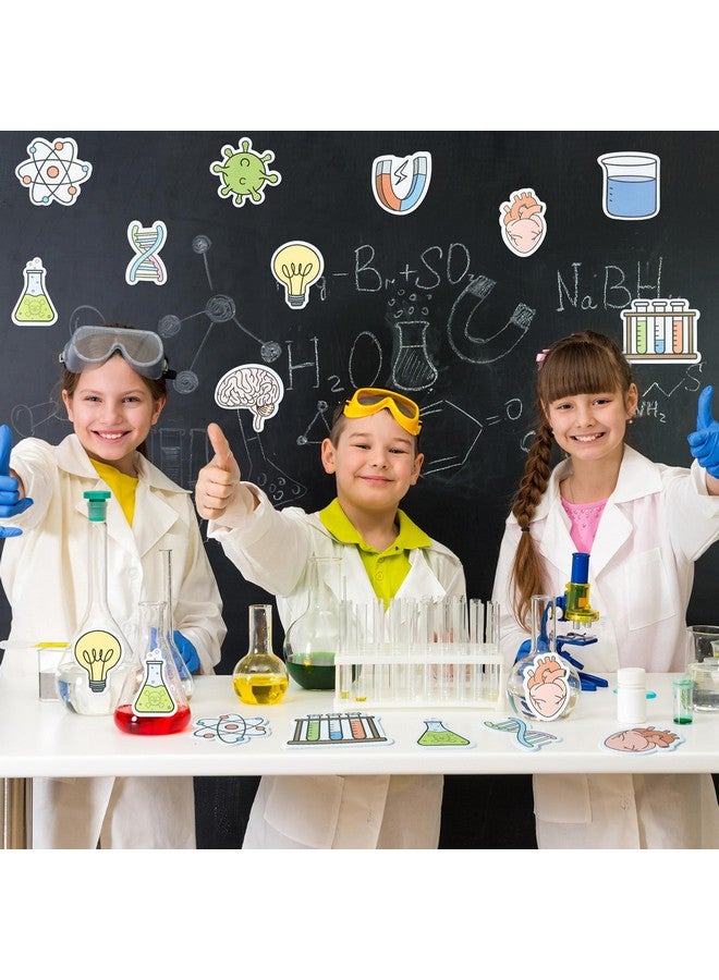 ANGOLIO ANGOLIO Funny Science Sticky Notes - 30P Cute Note Pads Test tube Heart Light Bulb and Potion Pattern Essentials Teacher Student Gifts Stationary Sticky Notes Memo Pad for Lab Back to School Supplies  - Image 5