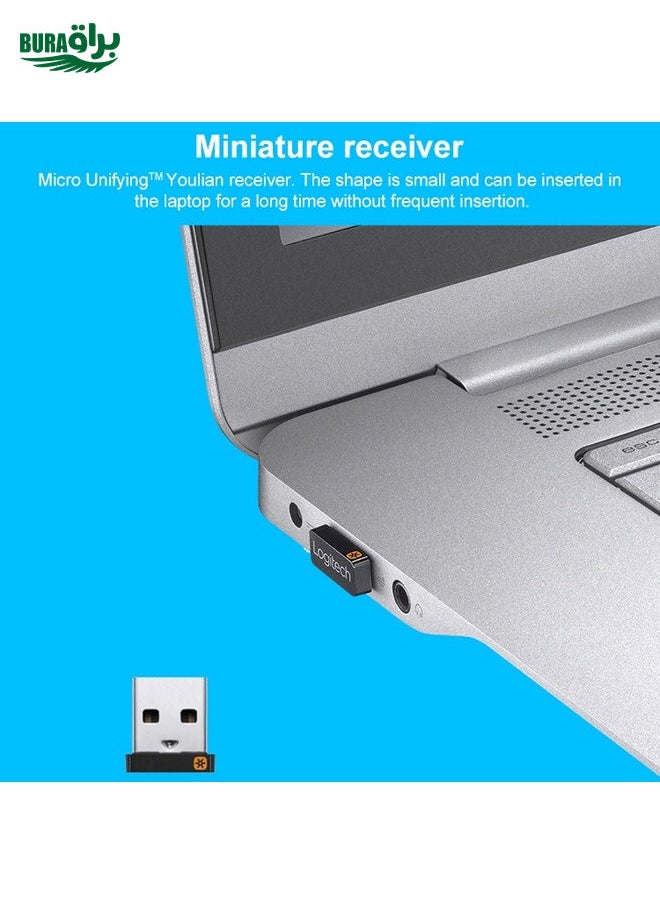 BURAQ Logitech USB Wireless Receiver Wireless Mouse Keyboard Receiver  - Image 4
