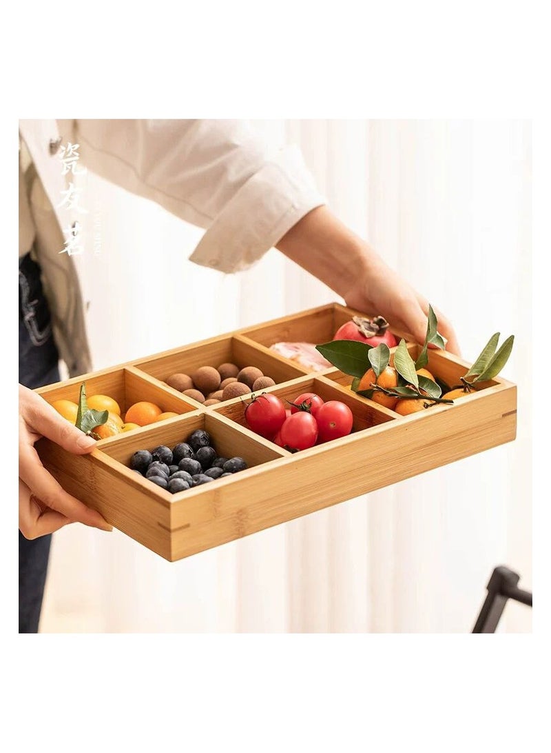 Spaceshoop Rectangular Acrylic Wood Tray 6 Pieces 40 x 27 cm - Image 5