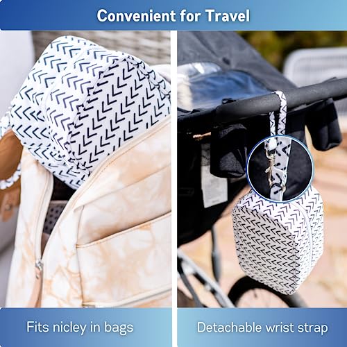 Jomaco Breastmilk Cooler Bag with Ice Pack - Insulated Breast Milk Cooler Travel Bag - Small Breastmilk Storage Bag Cooler with Detachable Wrist Strap - Image 4