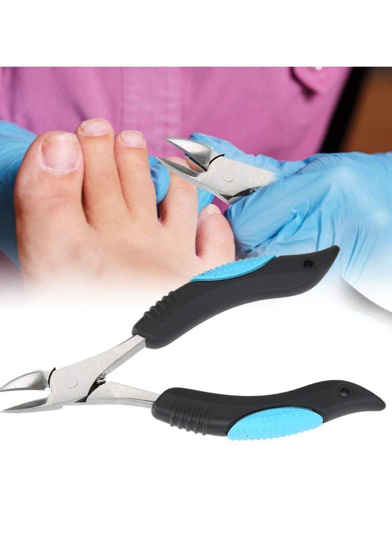 Generic Cuticle Trimmer, Non-Slip Professional Cuticle Nipper Stainless Steel Cutter, Fingernail Toenail Cuticle Scissors Pedicure Cutter Tool, Suitable for Nail Art Salons and Home Use  - Image 3