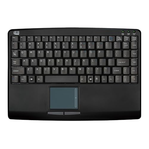 ADESSO AKB-410UB - SlimTouch Mini USB Keyboard with Built-in Touchpad - Image 1