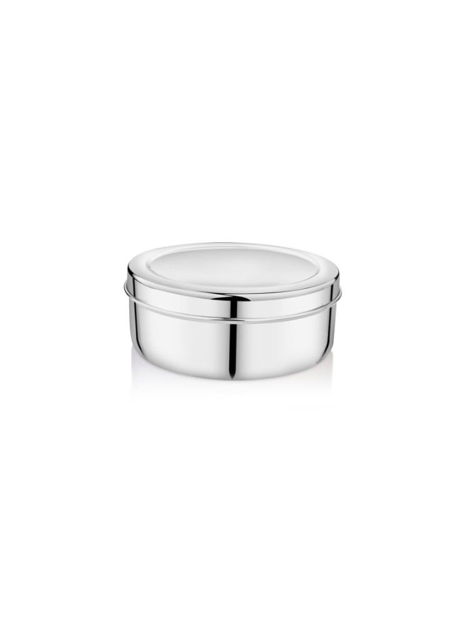EMBASSY Stainless Steel Deep Chapati Box/Dabba | Size 11 | 1100 ml | Ideal for Chapati, Paratha, Dry Food, Snacks & Fruits | Stackable/Multipurpose Storage Container - Image 1