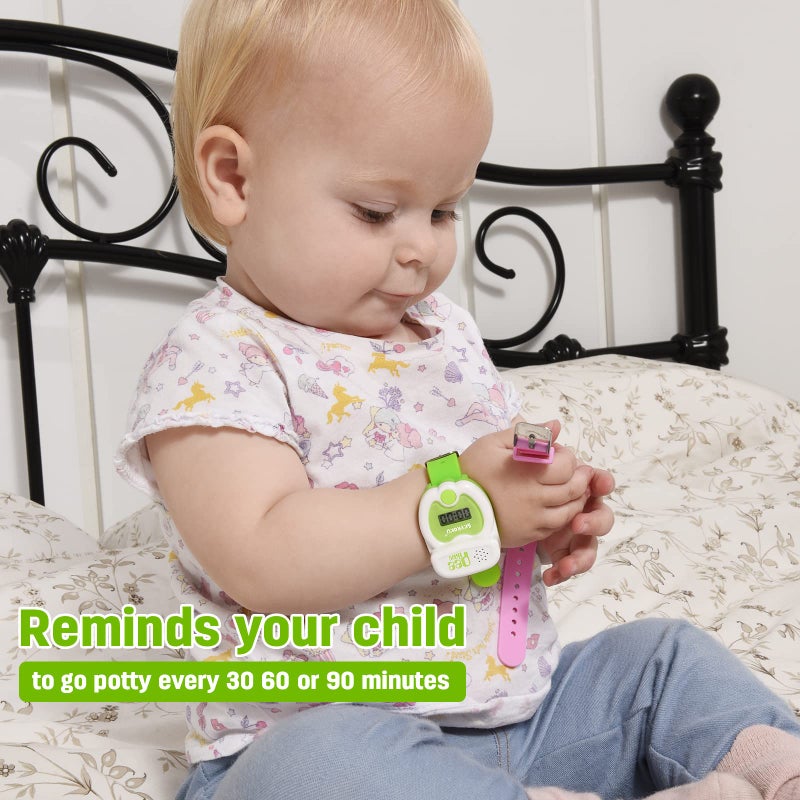 SKYROKU SKYROKU Potty Training Watch for Toddlers – Cute Toilet Shape, Music & Light Reminders, 3 Songs, Countdown Timer, Replaceable Battery, Silicone Strap – Easy Setup & Safe for Kids  - Image 3