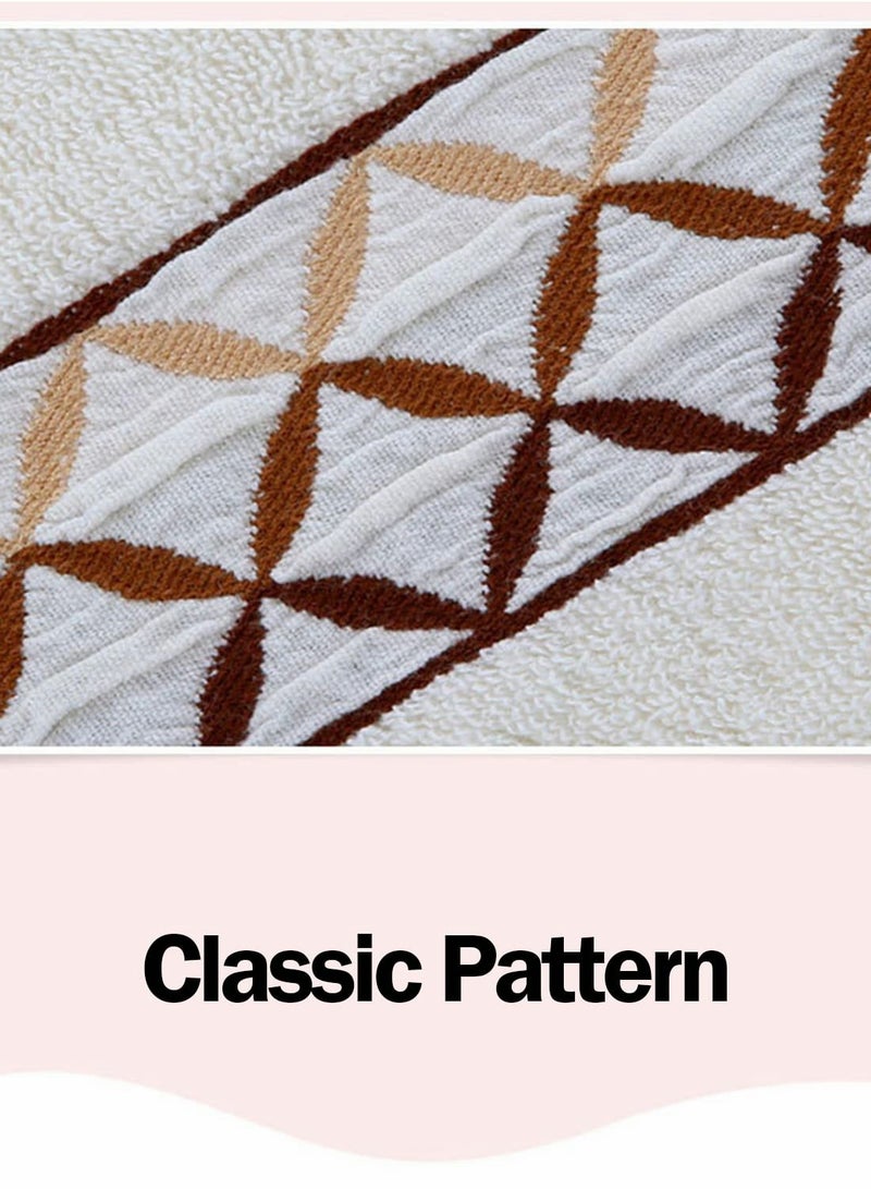 Excefore Hand Towels, 4 Pcs 100% Cotton Face Towels Ultra Soft and Highly Absorbent Washcloth Towel - Image 4