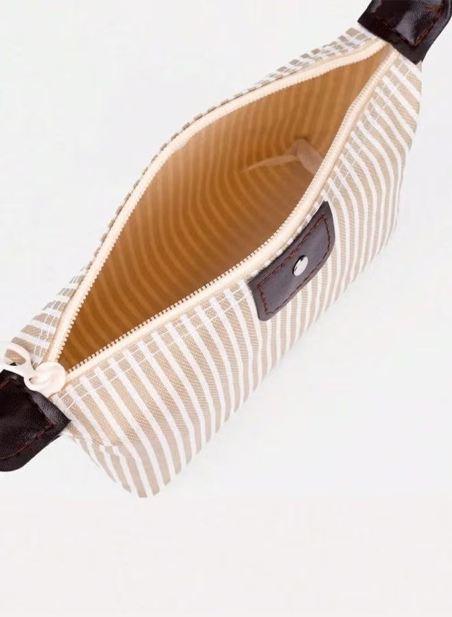 3-piece makeup bag set, quilted makeup bag, large makeup bag, cute cotton makeup bag for women, travel toiletry storage bag, daily storage bag, suitable for work/business trips/travel, great gift choice - Image 3