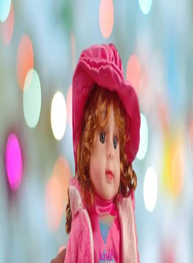 Kavid دمية كافيد الناعمة المحشوة، لعبة موسيقية غنائية للبنات - Image 2