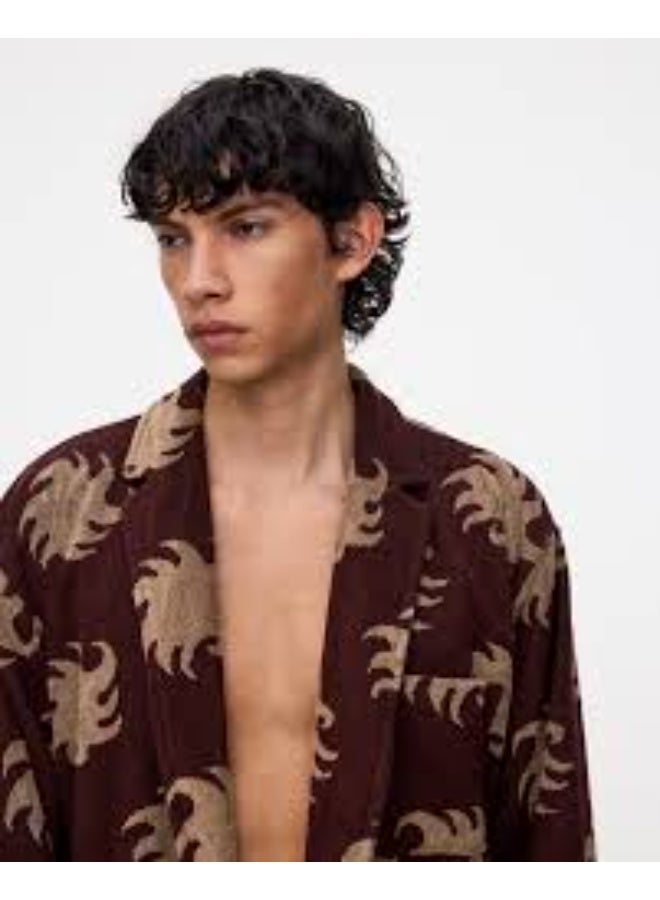 OAS Mocha Ember Long Robe 1 piece - Image 3