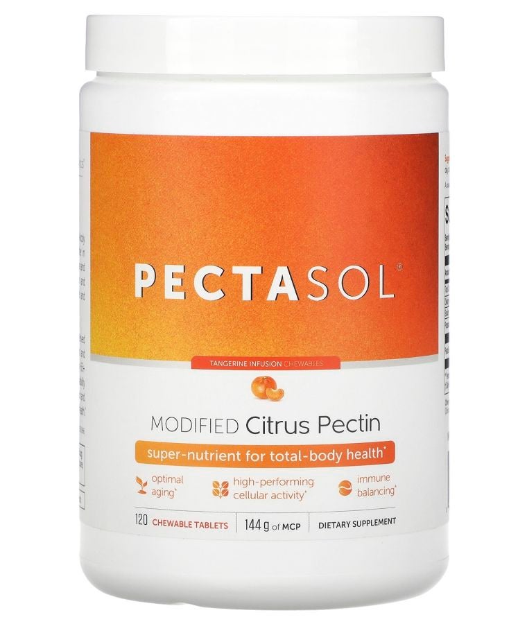 EcoNugenics PectaSol® Modified Citrus Pectin Tangerine Infusion 120 Chewable Tablets