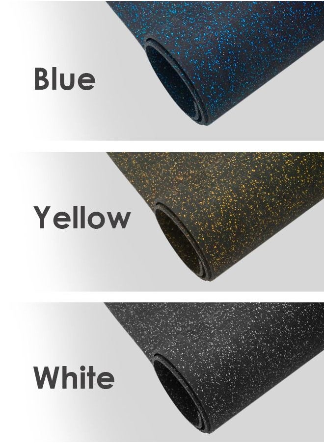 Generic - SAI Rubber mat roll 8mm thickness 10mx1.2m size suitable for  gym flooring underlayment reduce noise and vibration - Image 1