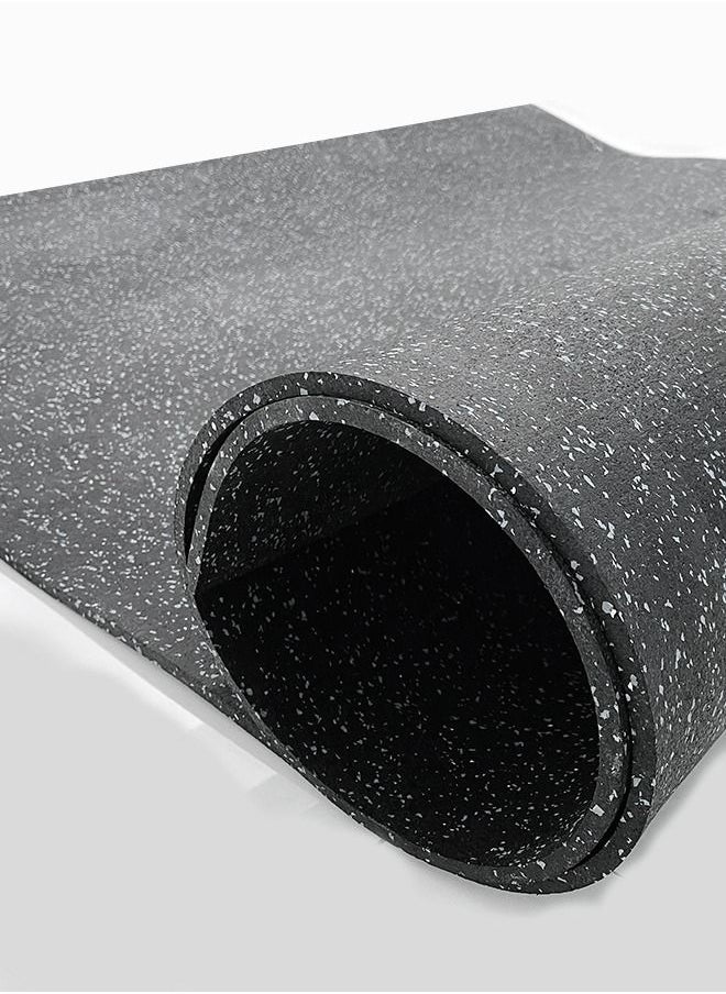 Generic - SAI Rubber mat roll 8mm thickness 10mx1.2m size suitable for  gym flooring underlayment reduce noise and vibration - Image 1