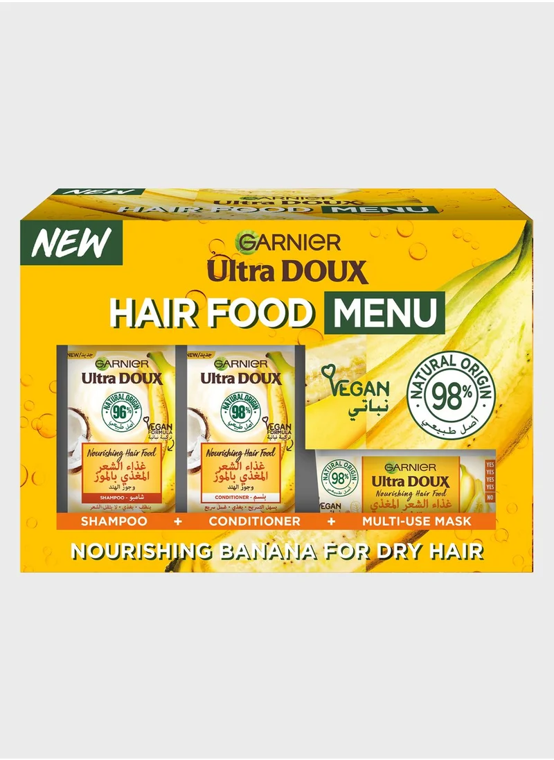 Garnier Hair Food Banana Full Range Bundle, Savings 26%