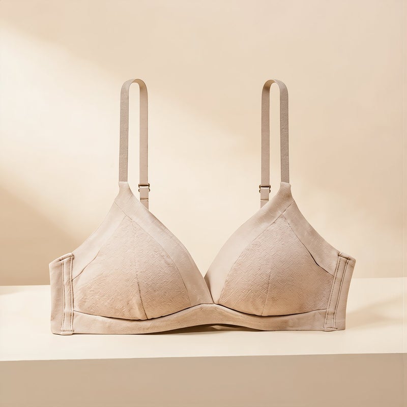 Women's Cotton Wireless Bra Soft Mulberry Silk Lining Thin 0.6cm Cup Breathable No Underwire S 32A 32B 34C - Image 2