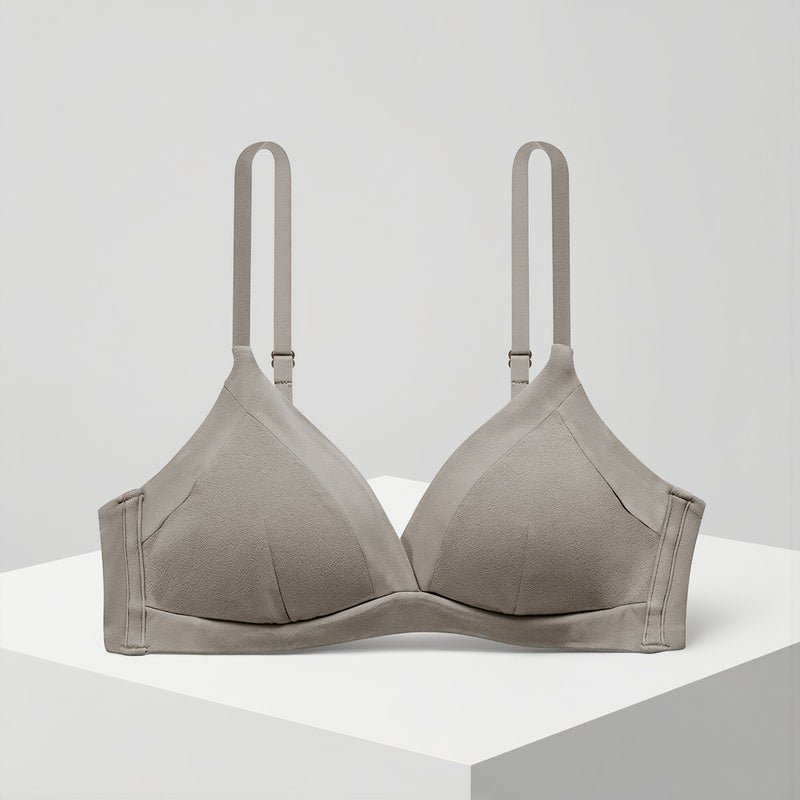 Women's Cotton Wireless Bra Soft Mulberry Silk Lining Thin 0.6cm Cup Breathable No Underwire S 32A 32B 34C - Image 5
