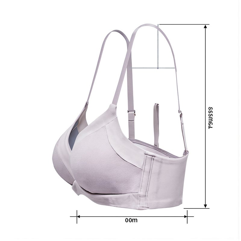 Women's Cotton Wireless Bra Soft Mulberry Silk Lining Thin 0.6cm Cup Breathable No Underwire S 32A 32B 34C - Image 4