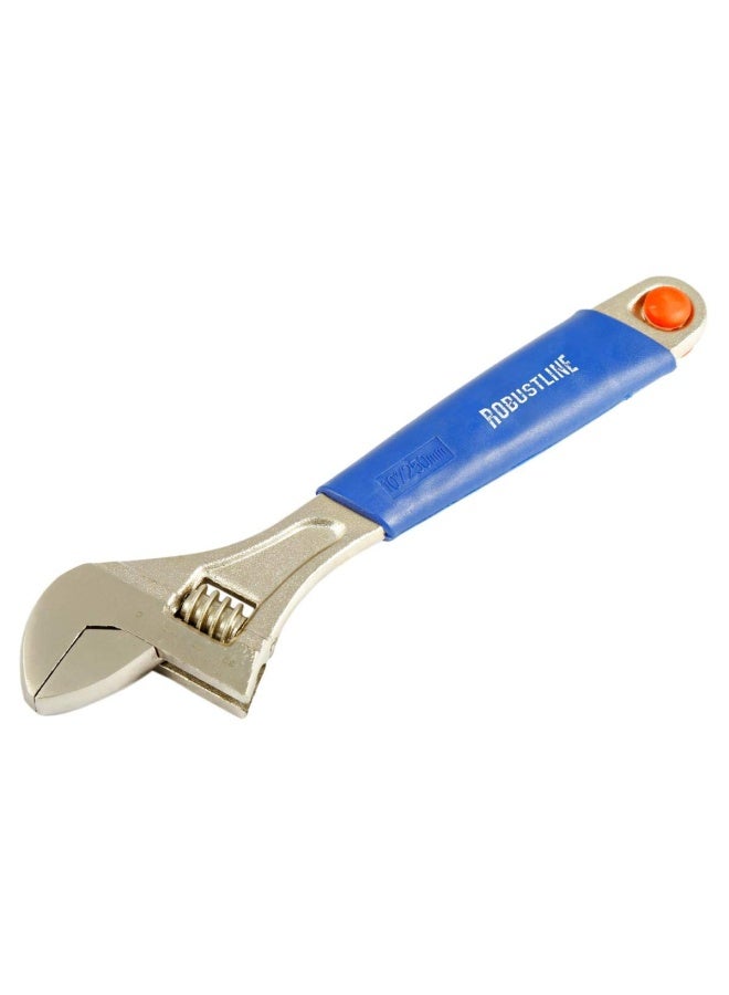 ROBUSTLINE Adjustable Wrench With Rubber Handle - Image 2