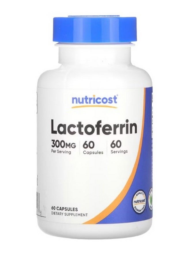 Nutricost Lactoferrin 300 Mg 60 Capsules - Image 1