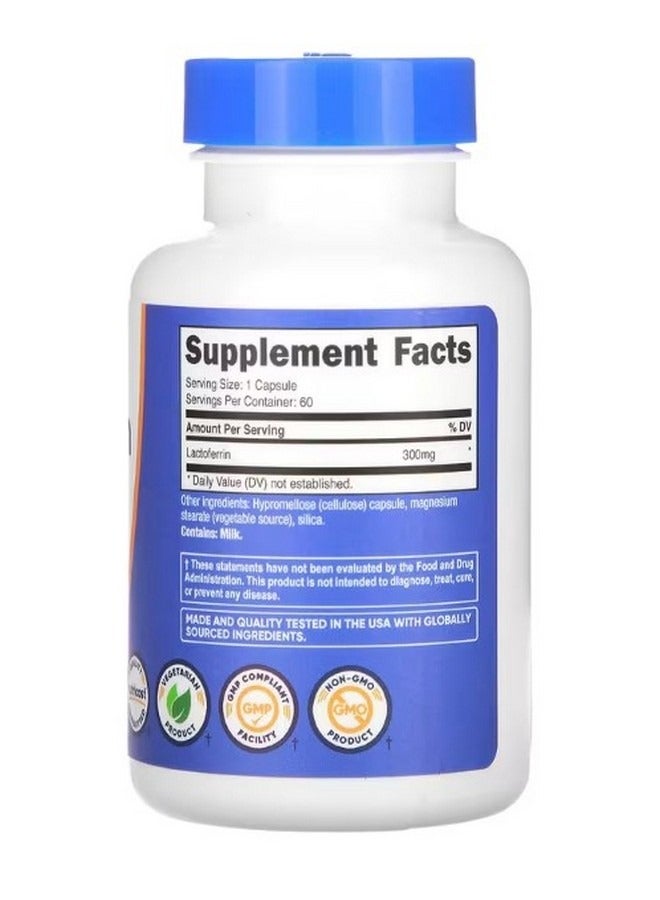Nutricost Lactoferrin 300 Mg 60 Capsules - Image 2