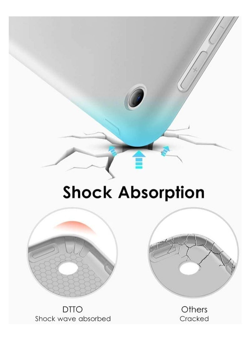 iPad 9th/8th/7th Generation case (2021/2020/2019) iPad 10.2-Inch Case with Pencil Holder [Sleep/Wake] Slim Soft TPU Back Smart Magnetic Stand Protective Cover Cases - Image 2