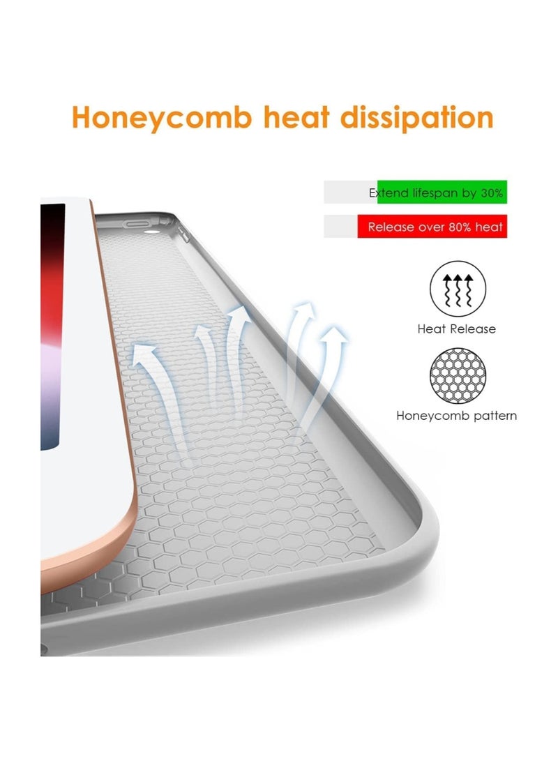 iPad 9th/8th/7th Generation case (2021/2020/2019) iPad 10.2-Inch Case with Pencil Holder [Sleep/Wake] Slim Soft TPU Back Smart Magnetic Stand Protective Cover Cases - Image 3