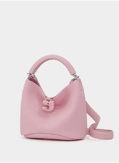 Kuno Kunogigi Bucket Bag Cowhide Genuine Leather Travel Bag Handy Shoulder Crossbody Bag  - Image 1