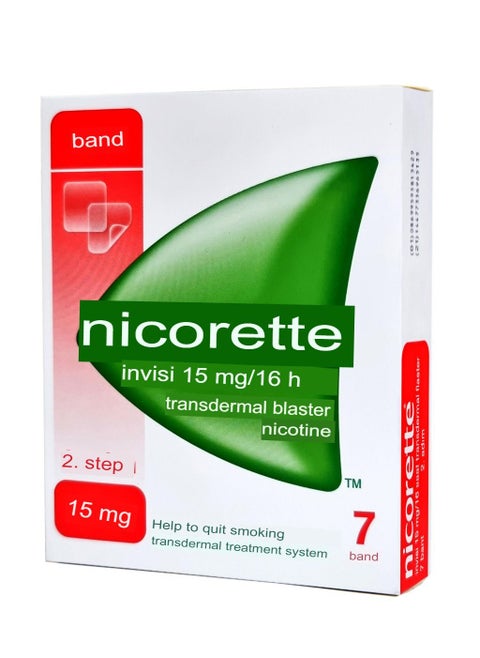 Invisi 15 mg Step 2 Patches 7 Count