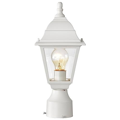 Nuvo Lighting 60/546 Traditional One Light Post Mount from Briton collection in White finish - Image 4